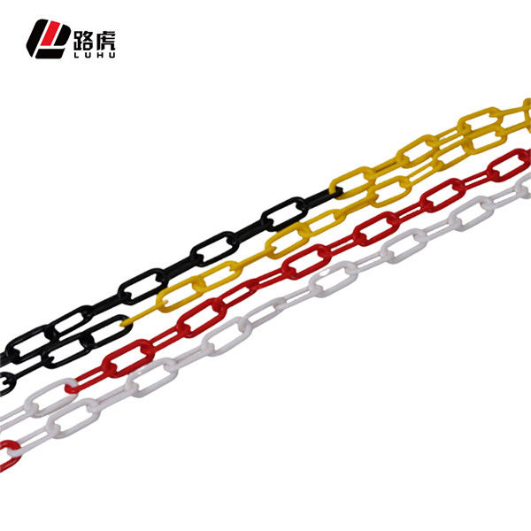 Catena Di Sicurezza Rossa E Bianca - 20 Metri, Con Ganci, Per Delimitazione Esterna - Foto 5