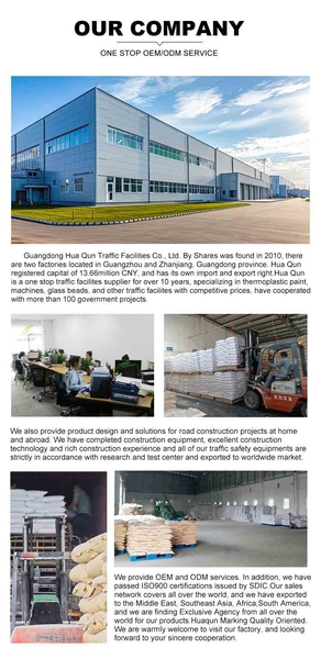 Guangdong Hua Qun Traffic Facilities Co., Ltd. By Shares linea di produzione del fabbricante