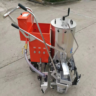 comprare Doppio acciaio inossidabile CK308S Man Push termoplastico Road Marking Machine per un facile utilizzo fabbricazione online