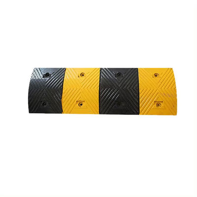 comprare Iso Road Rubber Hump Buona robustezza Nero Giallo Bump di velocità per via d'ingresso fabbricazione online
