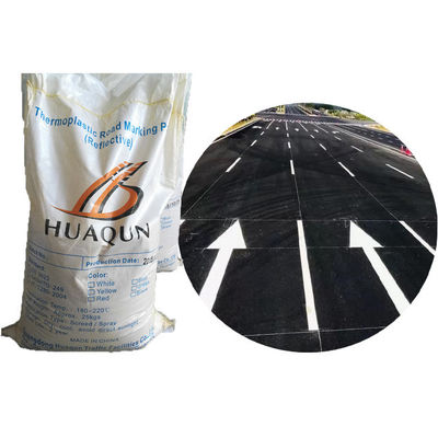 comprare Vernice termoplastica di marcatura stradale a caldo con temperatura di applicazione 180 ~ 220 °C, imballaggio da 25 kg e perline di vetro riflettenti fabbricazione online