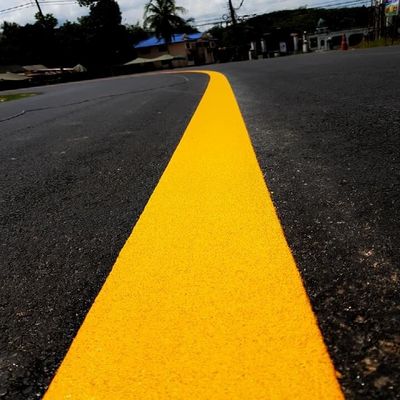 comprare Vernice stradale gialla di resina C5, Vernice termoplastica per pavimenti con adesione superiore fabbricazione online