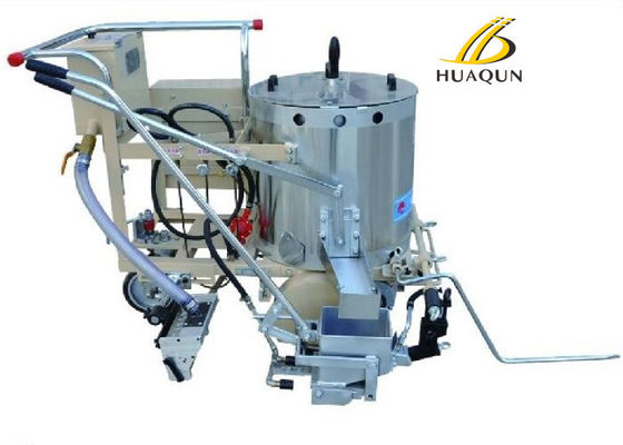 Acquistare Macchina di marcatura stradale termoplastica manuale personalizzata con distributore regolabile di perline di vetro fabbricazione online