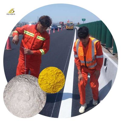 comprare AASHTO M249 Vernice termoplastica duratura con perline di vetro e pigmenti per segni luminosi e durevoli fabbricazione online