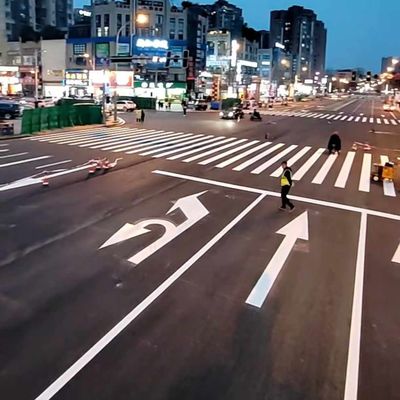 comprare Vernice termoplastica a rapida essiccazione e durevole per strade ad alto traffico e alta visibilità fabbricazione online