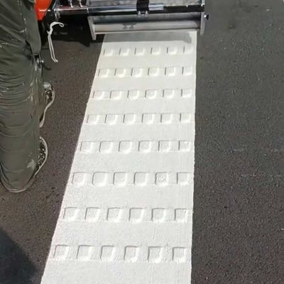 comprare Vernice convessa termoplastica di marcatura stradale Profillo elevato Feedback tattile Alta visibilità fabbricazione online