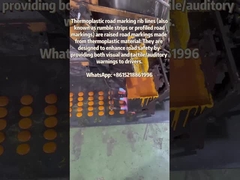 Vernice termoplastica gialla bianca convessa