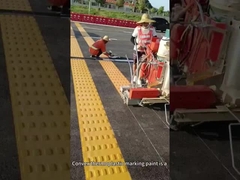 Tipo convesso Vernice termoplastica a fusione calda di marcatura stradale Vernice stradale di marcatura Vernice termoplastica