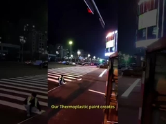 Vernice termoplastica resistente all'usura e a lunga durata per l'asciugatura rapida dei segni stradali