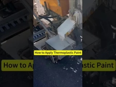 Vernice termoplastica altamente visibile per segni stradali