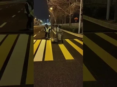 Vernice a fusione a caldo di resina petrolifera per marcatura stradale riflettente OEM 3 minuti Tempo di asciugatura